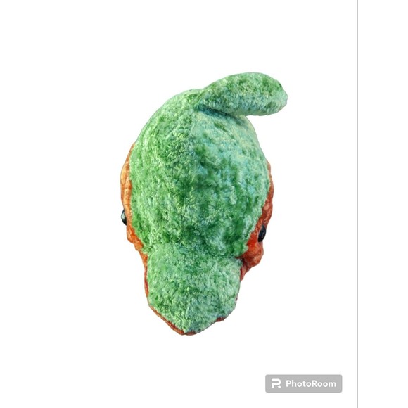 Royal Plush Toys Green Orange Dolphin Stuffed Plush Toy 12" Long Flaw Blue Eyes - Picture 2 of 10